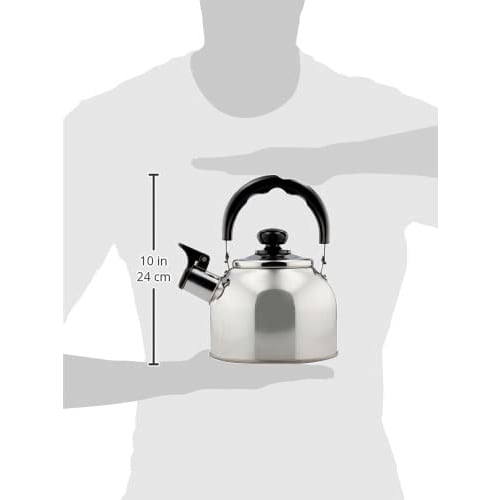 Bestco Eterno Stainless Steel Whistling Kettle, 1.7L, ND-5461