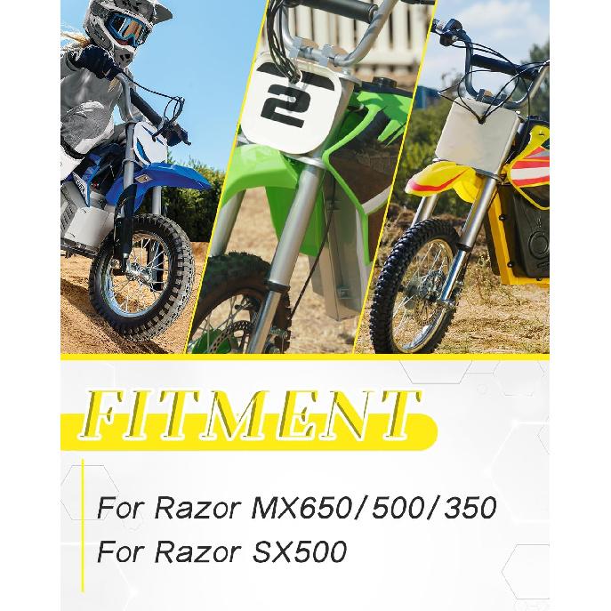 

MX650 Foot Pegs Lowering Bracket, Aluminum Drop Rest Bracket for Razor MX650/500/350, SX500 Electric Dirt Bike, Black