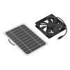 6W Solar Panel with Cooling Fan Mini Ventilator Solar Powered Exhaust Fan for Pet Dog Chicken House