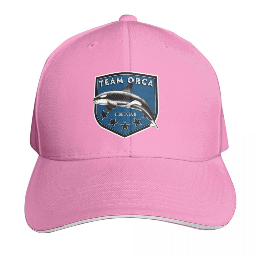 Team Orca  Blue Baseball Cap Ball Cap Hat Unisex For The Sun Luxury Cap hats on offer Caps Unisex Womens