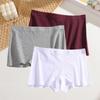 FINETOO 3Pcs Women's Panties Cotton Seamless Sports Boxers Underwear Female Briefs Cozy Lingerie Intimate Underpants S-XXL