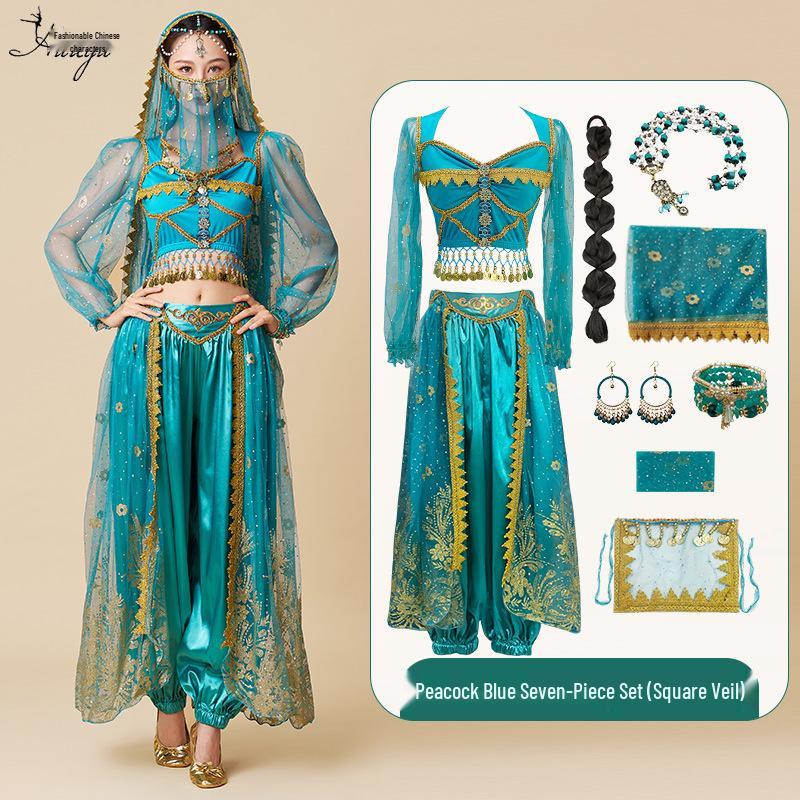 Halloween Jasmine-Inspired Adult Dance Costume Set