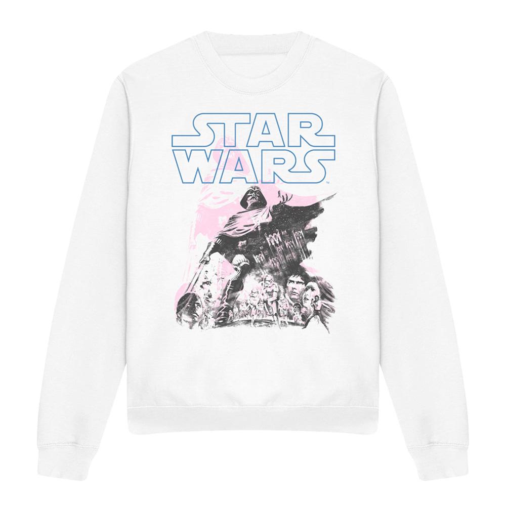 Star Wars Unisex Adult Darth Vader Retro Poster Weave Sweatshirt