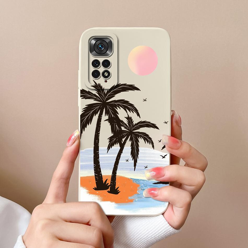 

For Xiaomi Redmi Note 11 Pro Plus Phone Case Vibrant Fun Bumper Upgrade Lens Protection Soft Liquid Silicone Housing Couqe Capa Redmi Note11(4G)2022