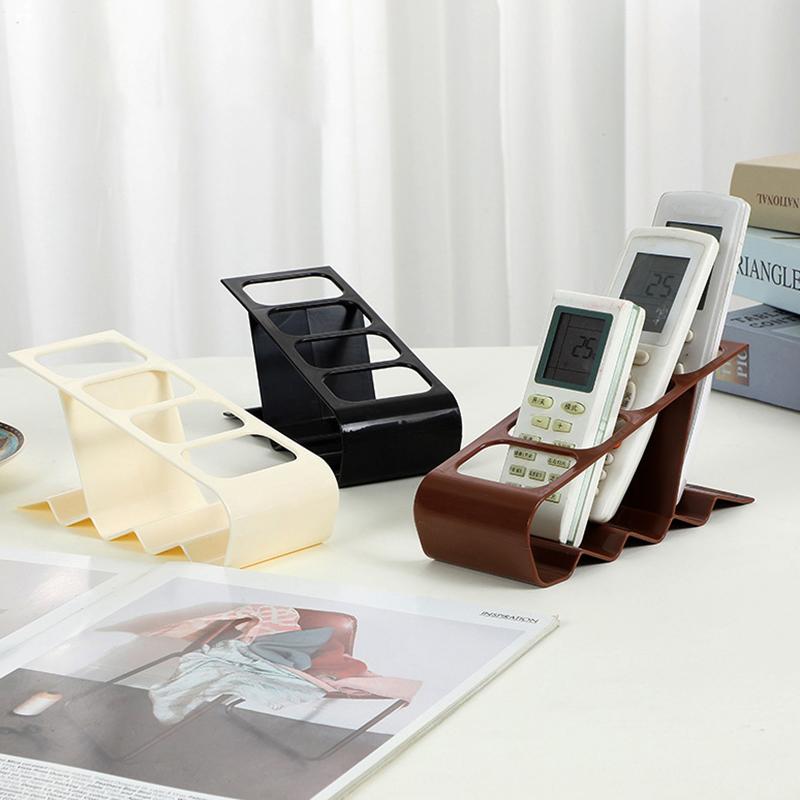 Four-Hole Air Conditioner Tv Remote Control Bracket 4-Grid Storage Rack Tv Air Conditioner Remote Control Bracket