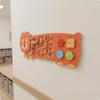 Wood Wall Activity Board CE Certified WallMounted Educational Simple To Install for