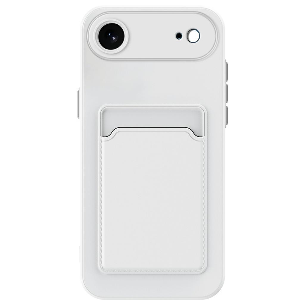 For iPhone 17 Air Case Flexible TPU Phone Cover with Back Card Slot
