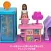 Barbie Mini Barbie Land Tierhandlung Puppenhaus Spielset mit 1 Mikro ab 6 Jahren und JCR30 Anziehpuppe, Oben, Rosa,