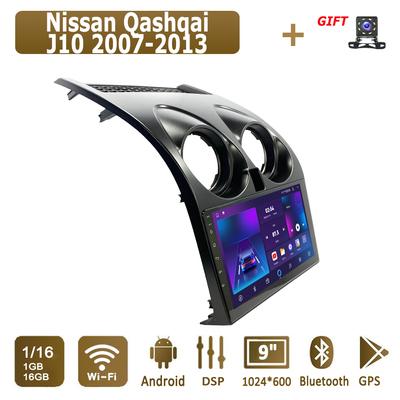 Android Car Radio Dla Nissan Qashqai J10 2007-2013 Odtwarzacz Multimedialny Jednostka Główna Stereo Nawigacja GPS BT WIFI 1 + 16 GB