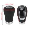 Pommeau de levier de vitesse 5/6 vitesse manette de vitesse levier Transmission manuelle voiture cuir PU avec pommeau de vitesse