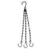 Black 23-Inch Hanging Chain Strap for Flower Pots, Bird Feeders, and Lanterns