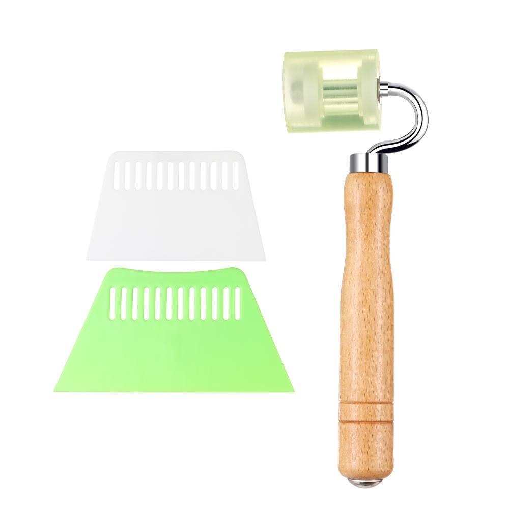 Home Improvement Non-slip Knife Engraving Cutter Sculpture Squeegee Seam Roller Wallpaper Tools Film Scraper Kit