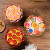 1PCS Ceramic Gold Thread Lotus Candle Holder Household Butter Lamp Buddha Front Seven Star Lamp Holder