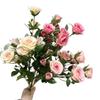 Elsa Rose: Multi-Head Faux Rose Bouquet for Home Decor & Wedding Displays