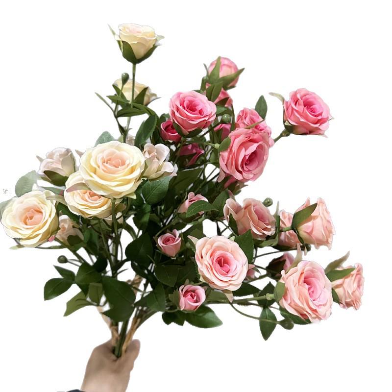 Elsa Rose: Multi-Head Faux Rose Bouquet for Home Decor & Wedding Displays