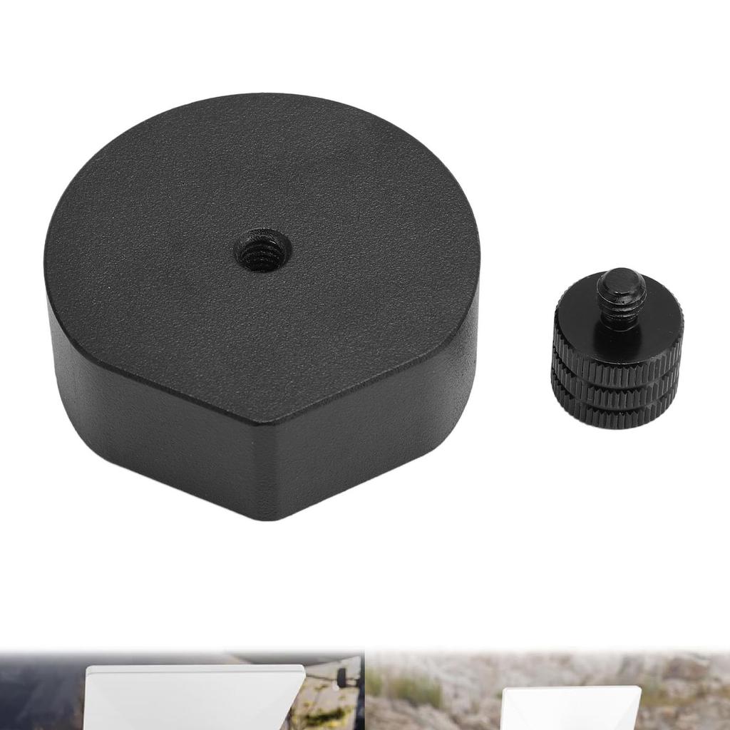 Aluminiowy adapter statywu satelitarnego z gwintem 1/4 cala, zacisk mocujący statyw anteny satelitarnej, adapter montażowy