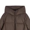 Less 2024 Women's Hooded Loose-Fit Goose Down Jacket