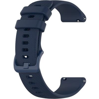 Universal Silicone Strap 18mm, Navy Blue
