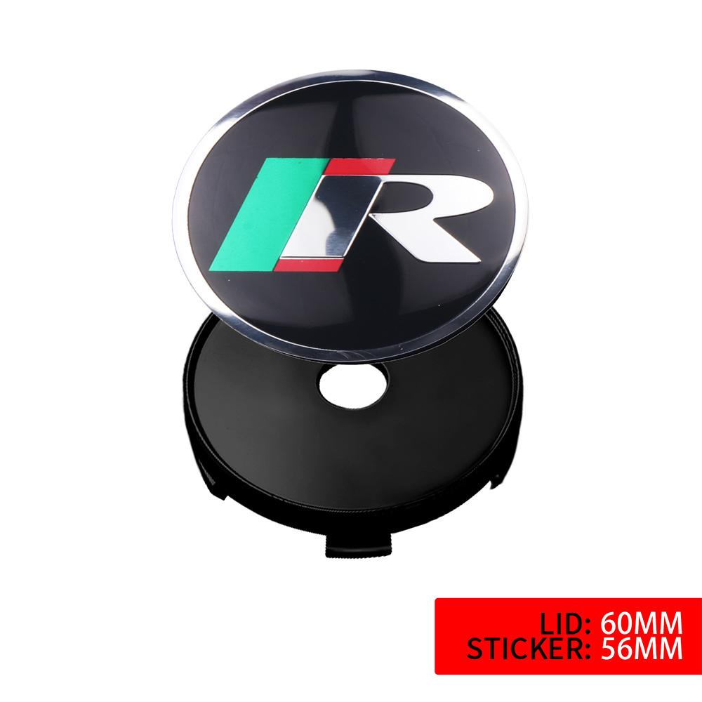 2025 New For Skoda Octavia VII VRS R Rapid Fabia Yeti Superb Kamiq Car Badge Hub Cap Hub Stickers Wheel Dust-proof Logo Covers D