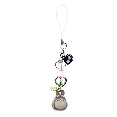 Japanischer Anime Totoro Telefon-Lanyard Kawaii Cartoon Handy-Anhänger Schlüsselanhänger Anti-Verlust-Handy-Gurte Paar Geschenke