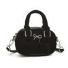 Mini Trendy Shoulder Bag With Sewn Detail And Inner Pouch For Casual Outings