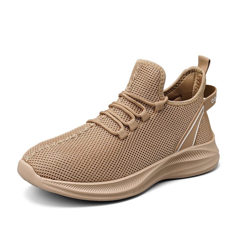 

Мужская обувь больших размеров, летняя мода, сетчатые дышащие мужские кроссовки, легкие кроссовки для бега на открытом воздухе, ленивые кроссовки 40 коричневый