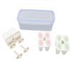 3pcs Ice Lolly Stick Molds PP Food Grade Reusable 12 Sticks Ice Cream Maker for Milk Yogurt Pudding