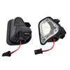 2PCS For VW Passat B7 CC Scirocco Jetta EOS LED Side Rearview Mirror Floor Ground Lamp Puddle Welcome Light