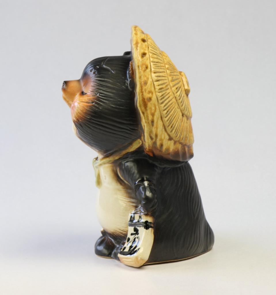 Tori Kiss Tanuki Male 6 "Shigaraki Ware" No. SA23-6