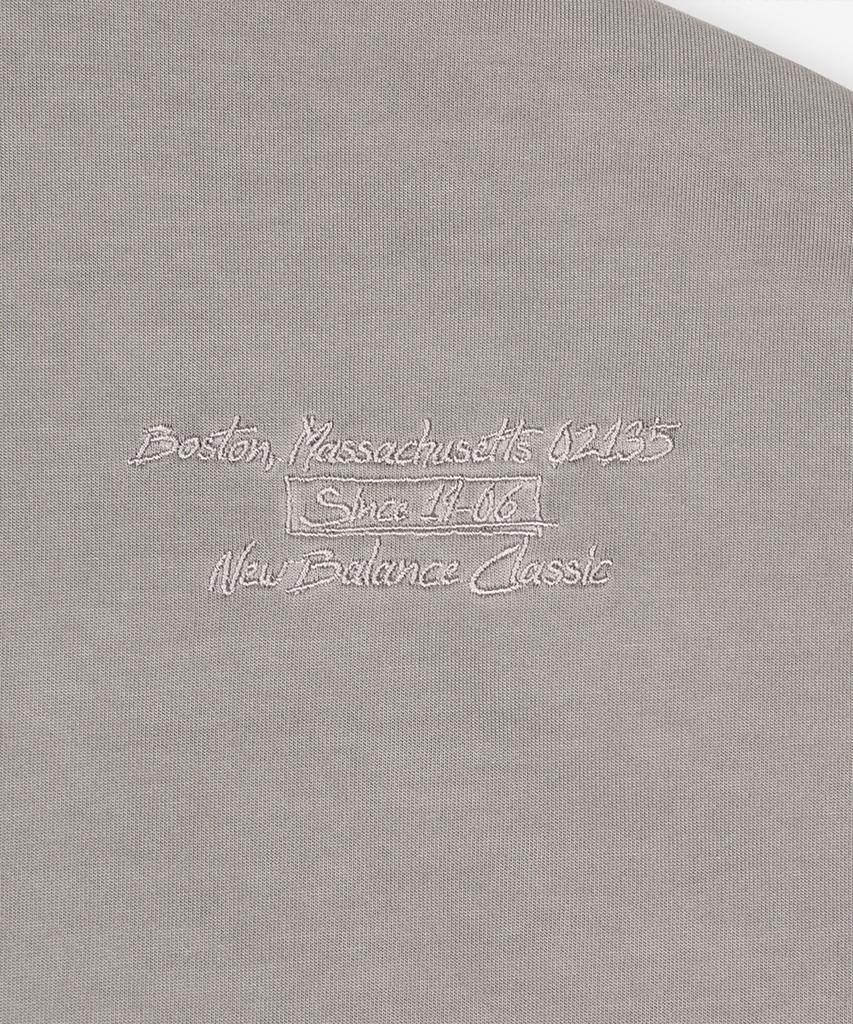 Nyuballanseu Nbneg21453 / Uni Essential Signature Dyed Short Sleeve Tee (Dyeing Gray)
