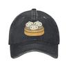 Chinese Xiao Dumpling Food  Sun Baseball Cap  Classic Couple Women Washed Trucker Hat Sunscreen Fishing Baseball Caps Gift Idea