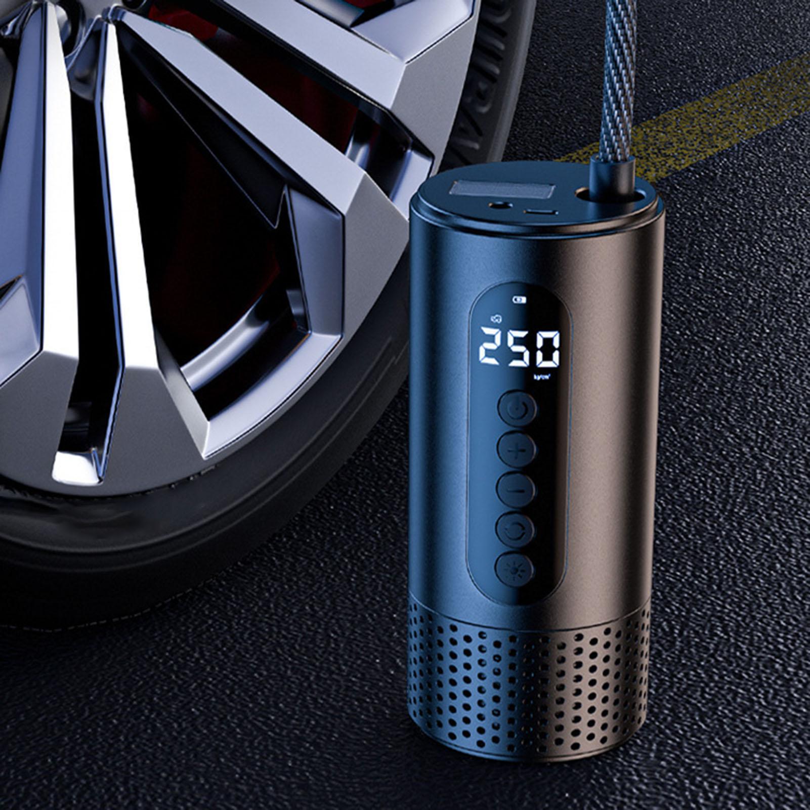 

12 В беспроводной портативный умный цифровой электрический насос воздушного давления черный малошумный светодиодный