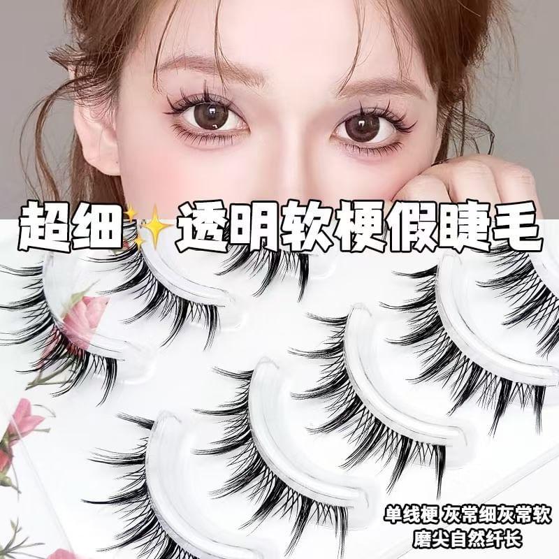 Lashie - Set of 10 Pairs: Doll Eye Crisscross False Eyelashes