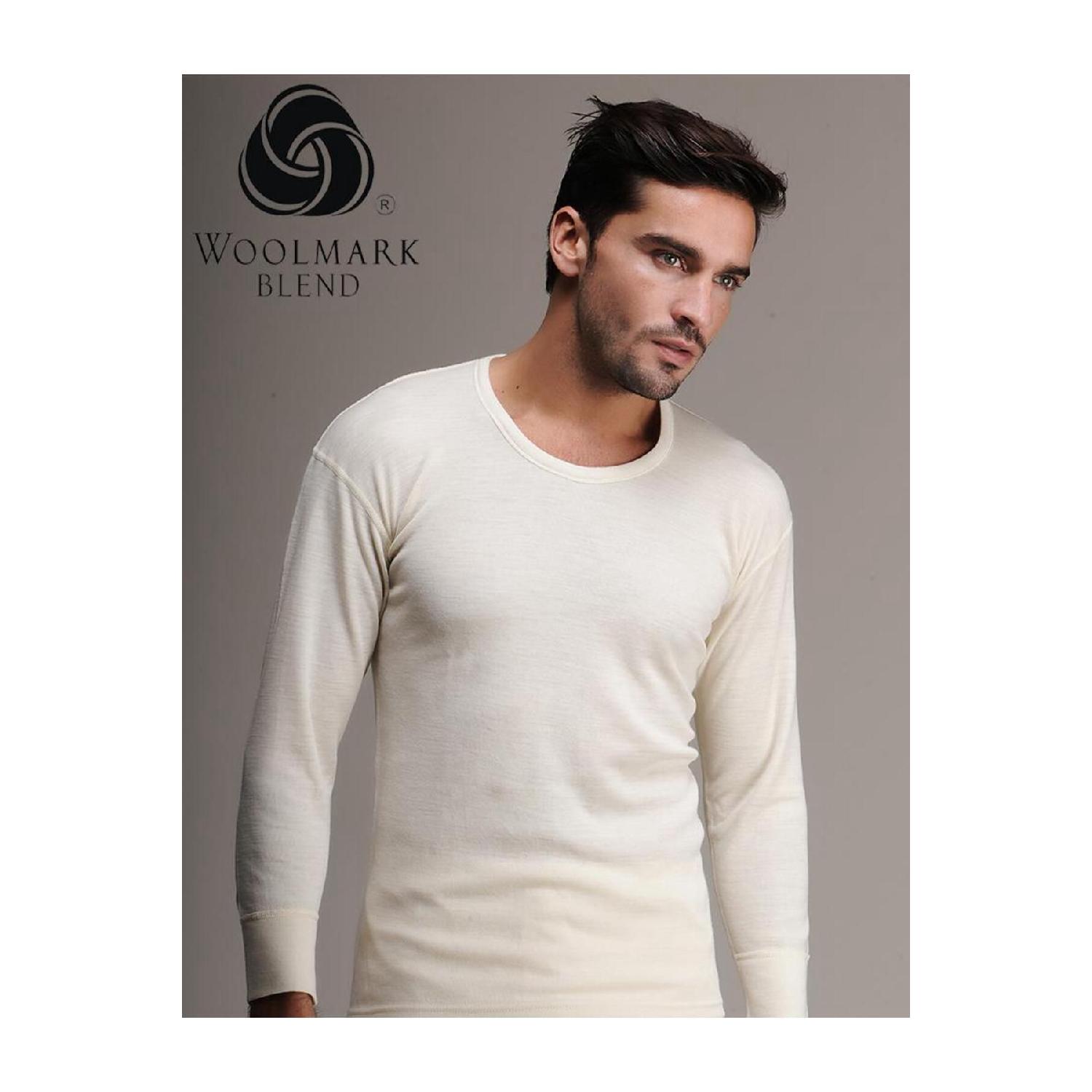 

102 Super Battal Men s Long Sleeve Wool Undershirt 2XL жовтий