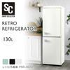 Iris Plaza Kühlschrank 130L Single Living Stilvoller FCKW-freier Gefrierschrank Weiß PRR-142D-W