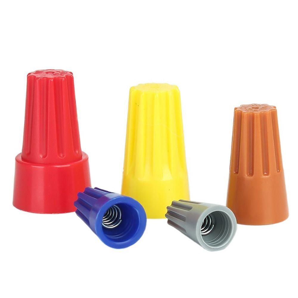 Colorful Wire Caps Nylon Spiral Crimping Cap Electrical Insulated Crimp Electrical