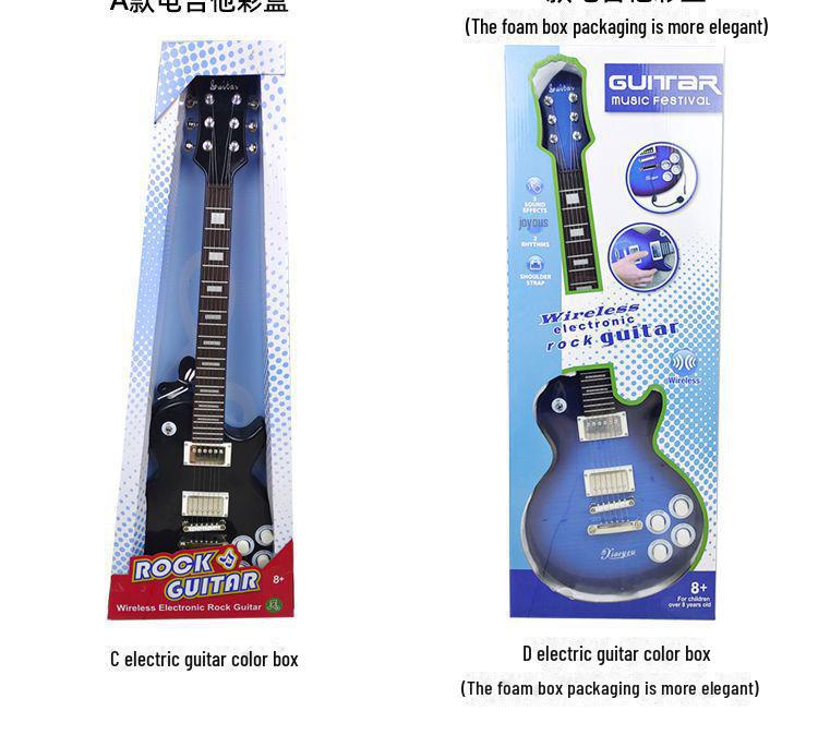 Children's Electric Guitar Toy: 6-String Beginner Bass for Boys and Girls