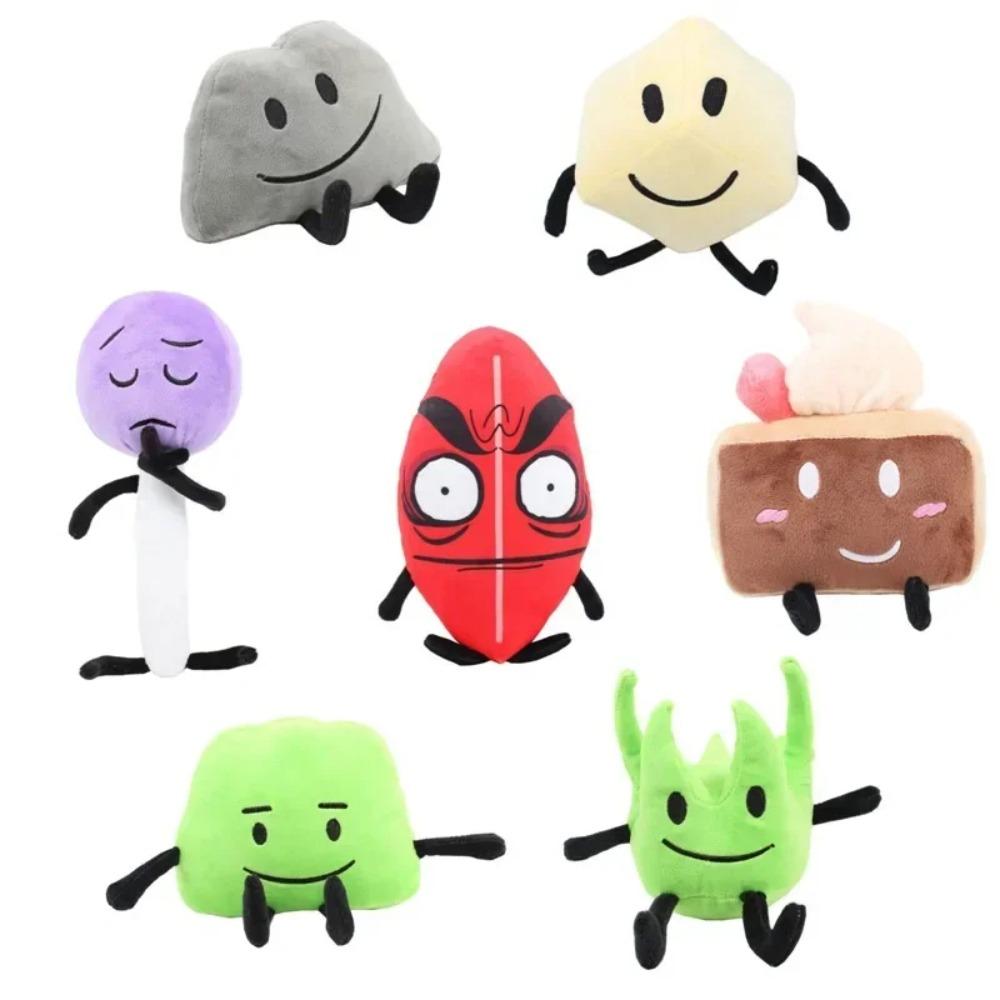 Battle for Dream Island BFDI Plush Toy Caroon Doll Soft Stuffed Figure Marker Pen Fries Bottle Nail Pie Boy Girls Birthday Gifts