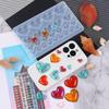 3 Size Love Heart Silicone Mold Pendant Casing Molds for Handmade DIY Resin Jewelry and Gift Making