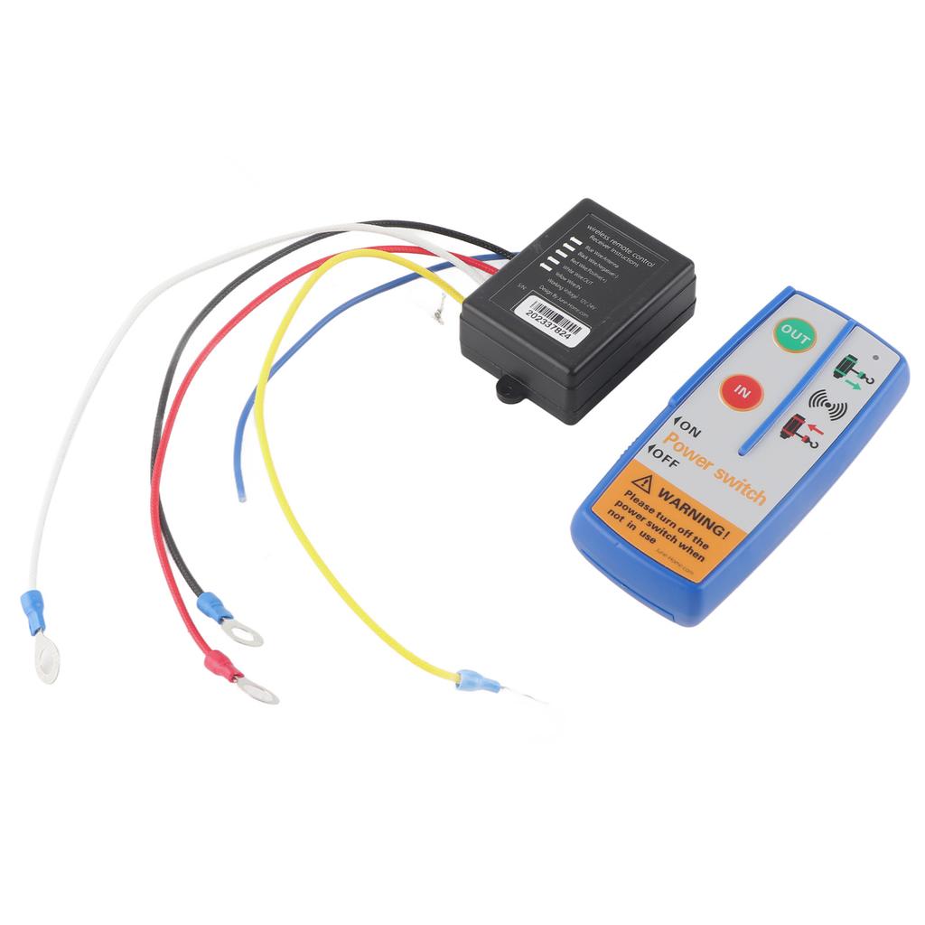 12V Electric Winch Wireless Remote Control System Transmitter Receiver Kit for Truck ATV SUV