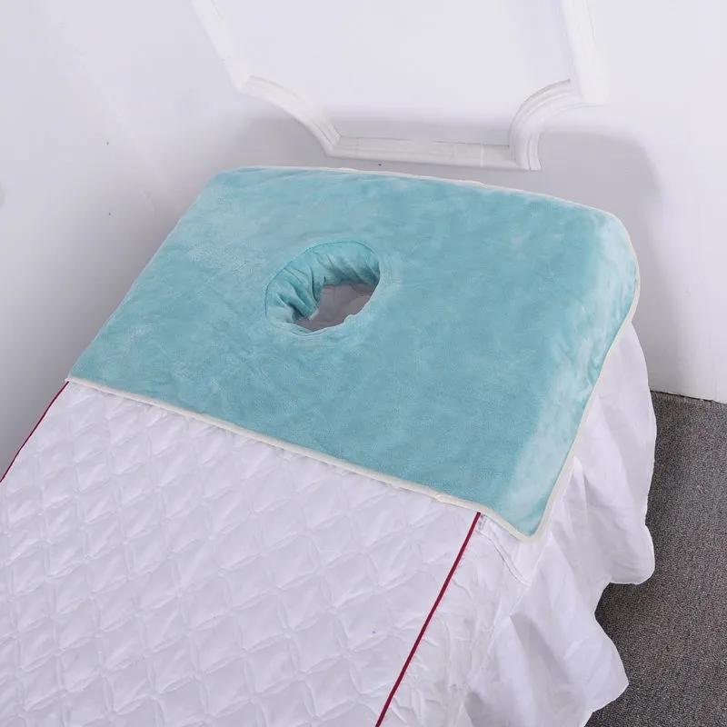 Massage bed towel with hole Soft Absorbent towel For beauty salon special face towel