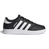 Adidas Neo Breaknet Abrasion Resistant Low top Skateboard Shoes Black White Kids' FY9507