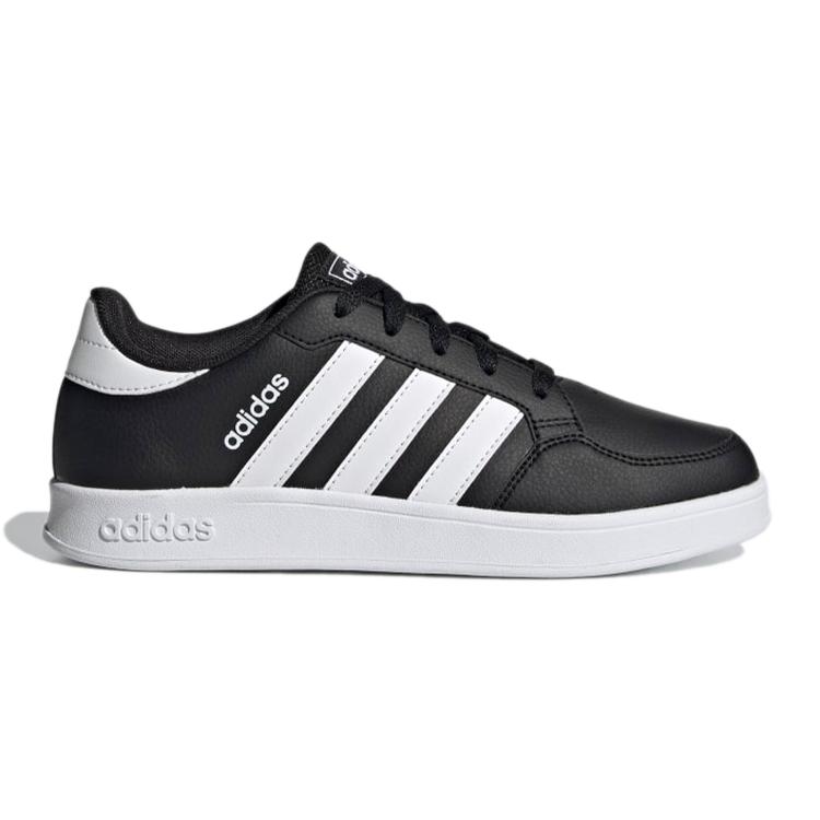 Adidas Neo Breaknet Abrasion Resistant Low top Skateboard Shoes Black White Kids' FY9507
