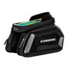 Mountainbike Rahmentasche Oberrohr Fahrradtasche PU PVC EVA Regendicht Satteltasche zum Fahren Doppeltasche Empfindlicher Touchscreen Fahrrad