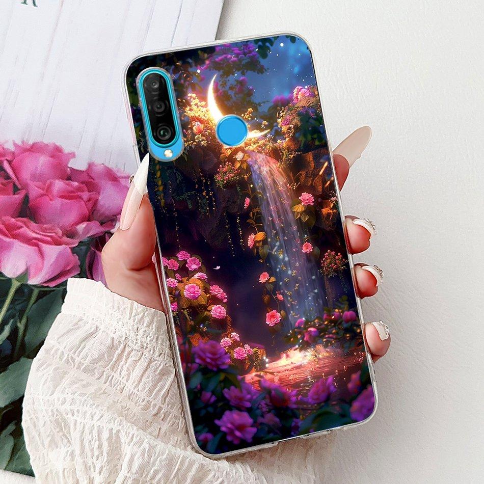 For Huawei P30 Lite P 30 P30 Pro Cool Dragon Tiger Painting Phone Case For Huawei P30 P30Pro P30lite Soft Silicone TPU Cases