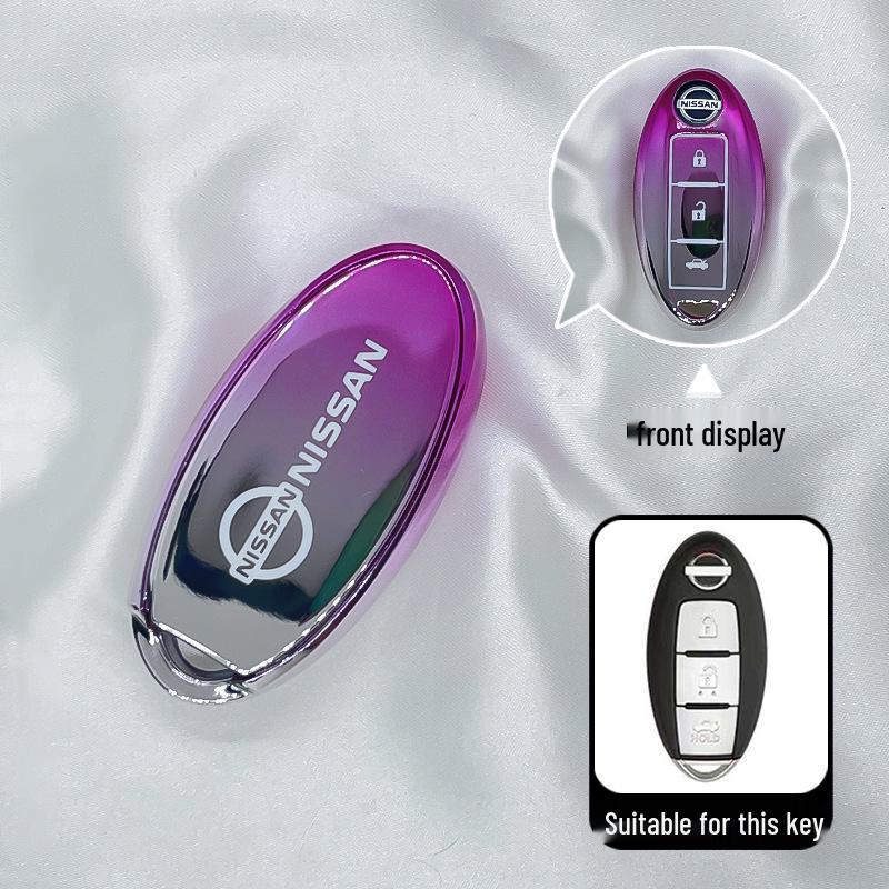 Nissan-Schlüsselhüllen: Kompatibel mit X-Trail, Teana, Tiida, Terra, Murano, Sylphy, Qashqai und anderen Modellen.