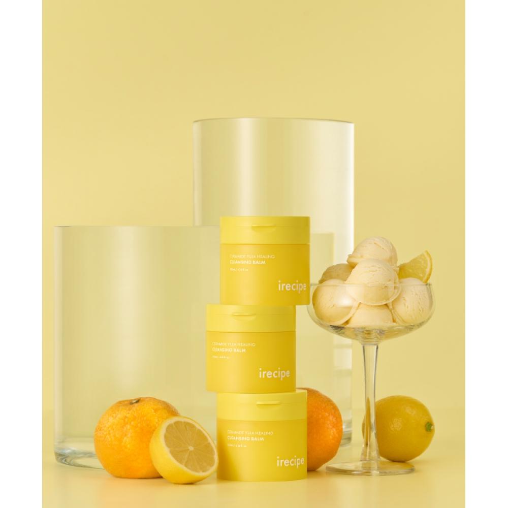 Irecipe Blackhead Cleansing Balm 135ml + Travel Size 10g + Yuzu Healing Ceramide