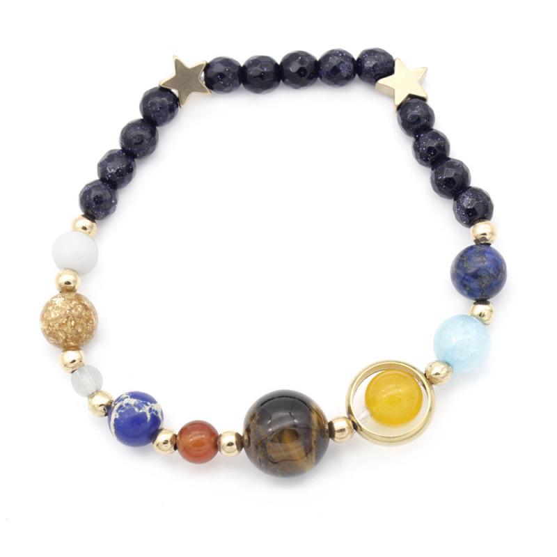 Trendy European & American Planet Bead Bracelet