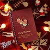 5pcs Creative Merry Christmas Greeting Cards Kid Cartoon Blessing Christmas Card New Year Postcard Gift Christmas Decor