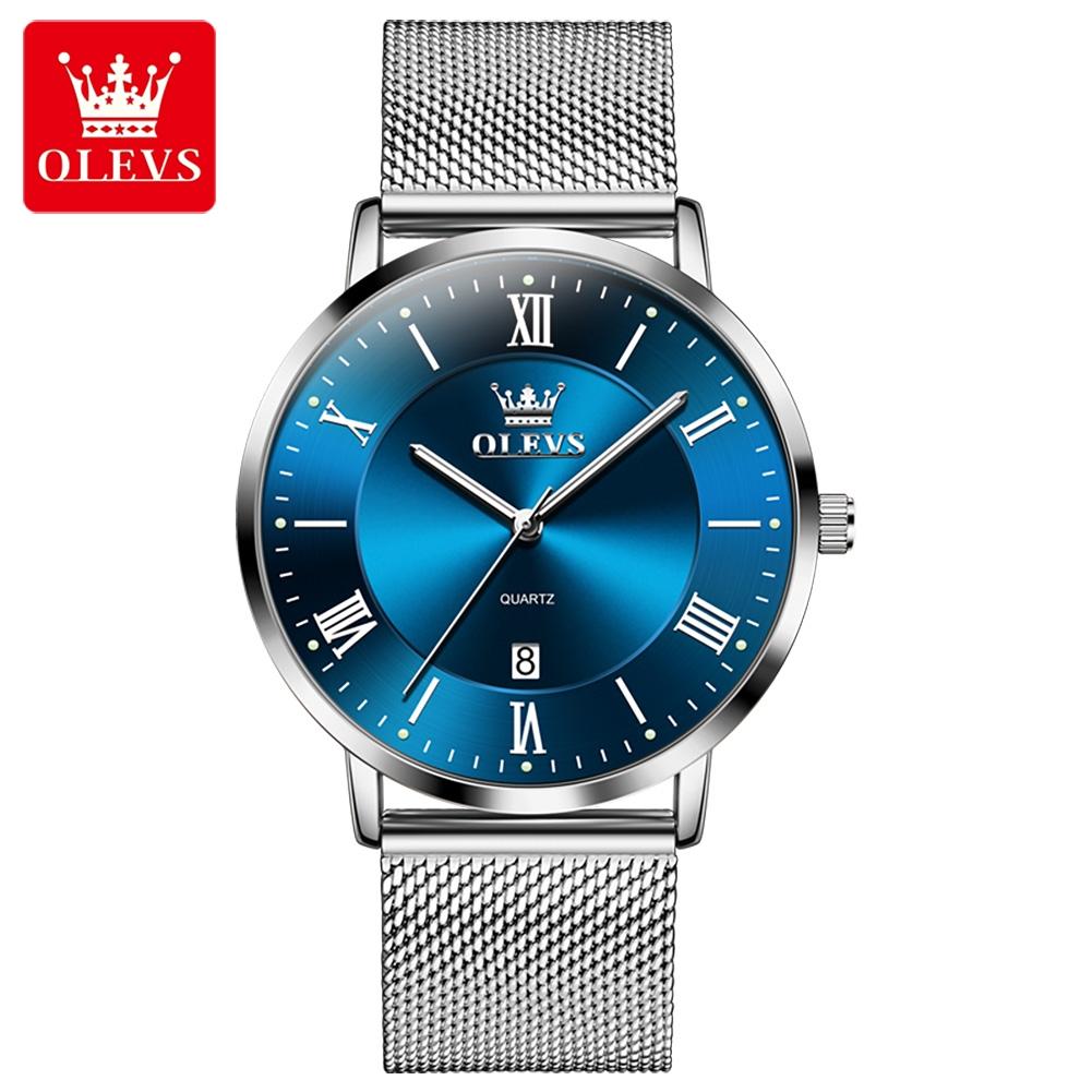OLEVS Brand Fashionable Ultra-Thin Single Calendar Quartz Watch Men's Watch Men's Model 5623